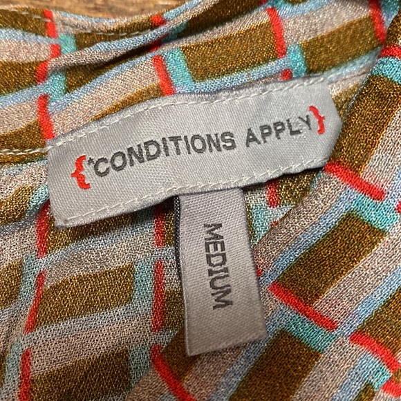 Anthropologie Conditions Apply Retro Peasant Blouse M - Picture 3 of 10